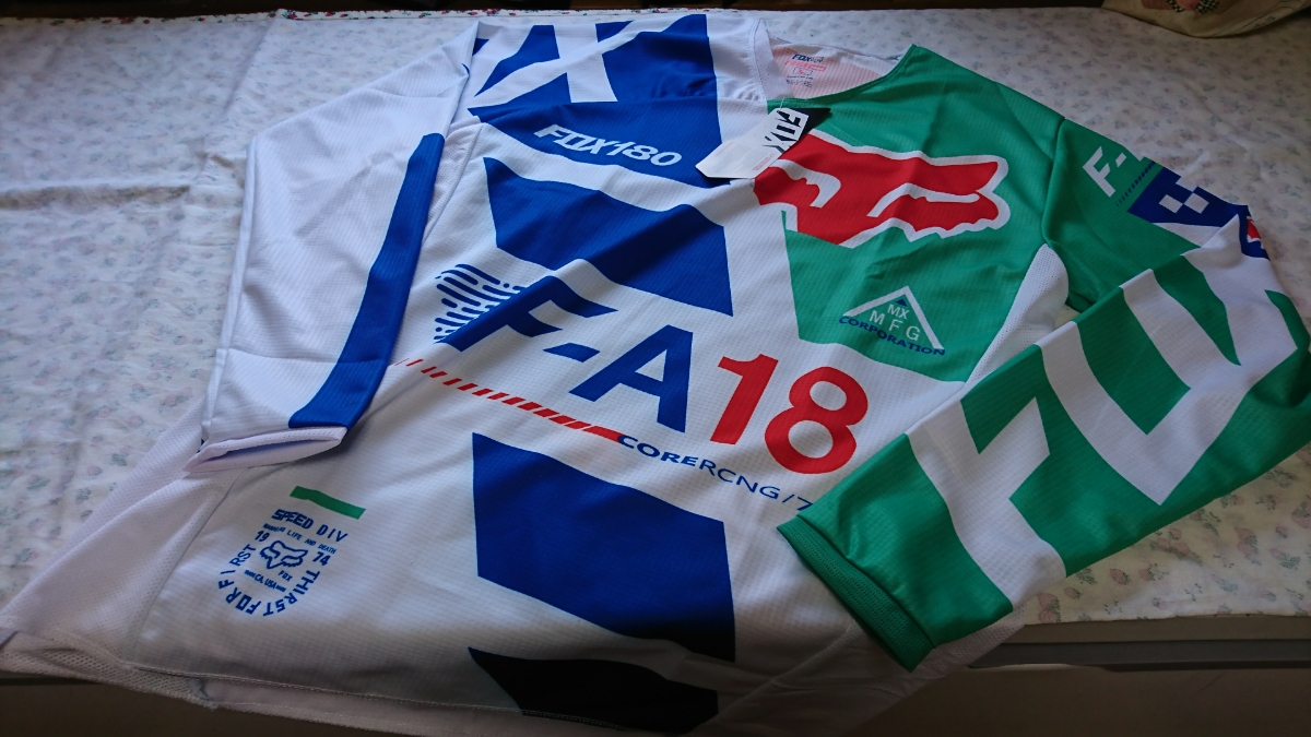 新品 FOX モトクロス パンツ ジャージ 32 L グリーン