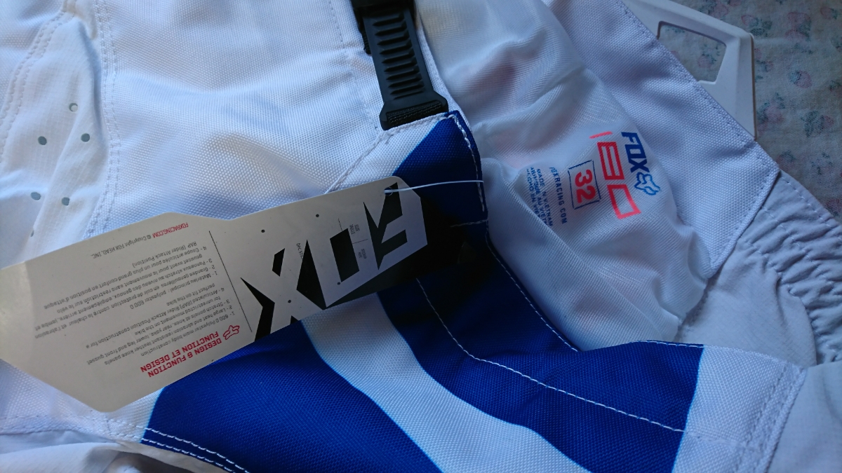 新品 FOX モトクロス パンツ ジャージ 32 L グリーン