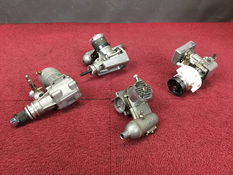 ラジコン ラジコン用エンジン(全4点)＊ジャンク品 ROSS 120 2サイクル4気筒