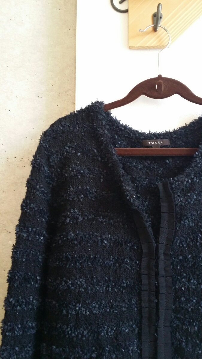 定番，お得 トッカ TOCCA カーディガン 柔らかいツイード風(トッカ)｜売買されたオークション情報、yahooの商品情報をアーカイブ公開 - オークファン トッカ