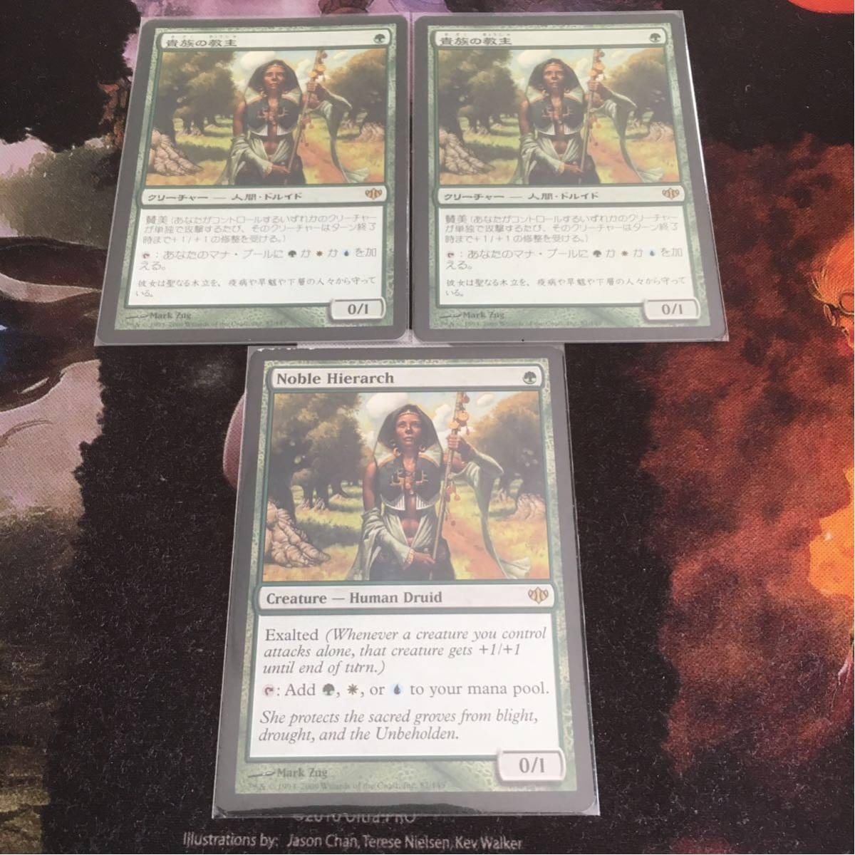 MTG 貴族の教主 日本語2枚 英語1枚 合計3枚セット！ MTG⁄日本語⁄謎 