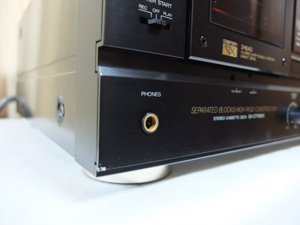 A&D Aわ37☆ ジャンク品 A&Dカセットデッキ GX-Z7000 ☆ 1987年