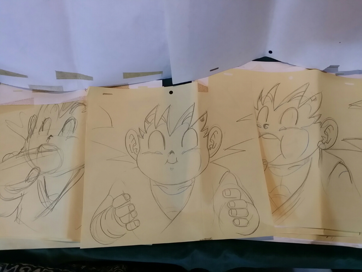 ドラゴンボールGT 原画 ラフ画 おまとめ 33枚『DBGT 孫悟空