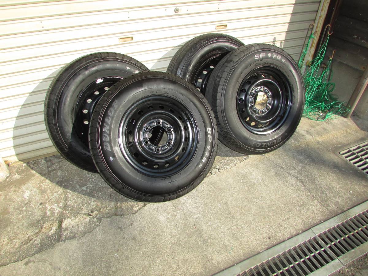 ハイエース 純正取り外し 4本セット 195/80/R15 ハイエース 195⁄80⁄R15 195