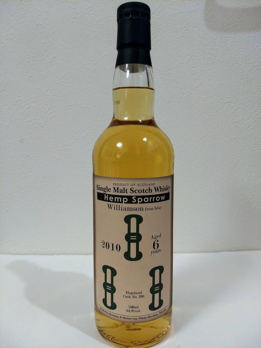 ヘンプ スパロー ウィリアムソン2010 6年 64.9％（Hemp Sparrow