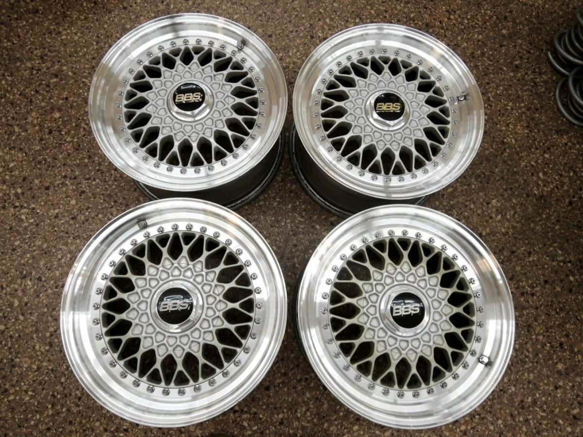 114.3 BBS 16インチ 16インチ5H 8.5J オフセット+14 当時物 RSメッシュ