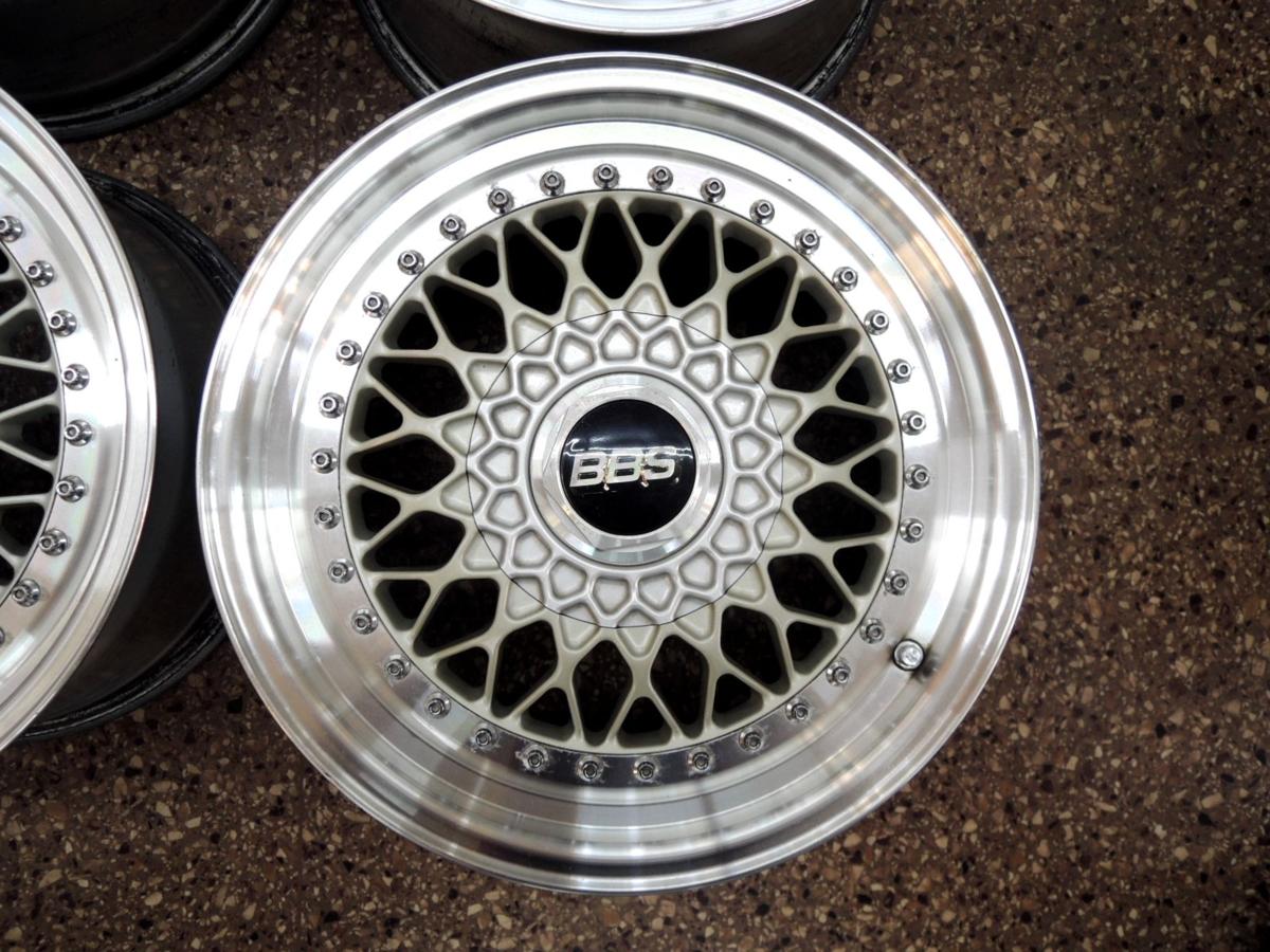114.3 BBS 16インチ 16インチ5H 8.5J オフセット+14 当時物 RSメッシュ