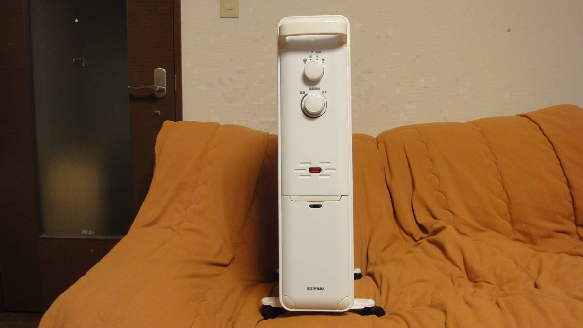 ウェーブ型オイルヒーター IWH-1210K-W アイリスオーヤマ ウェーブ 