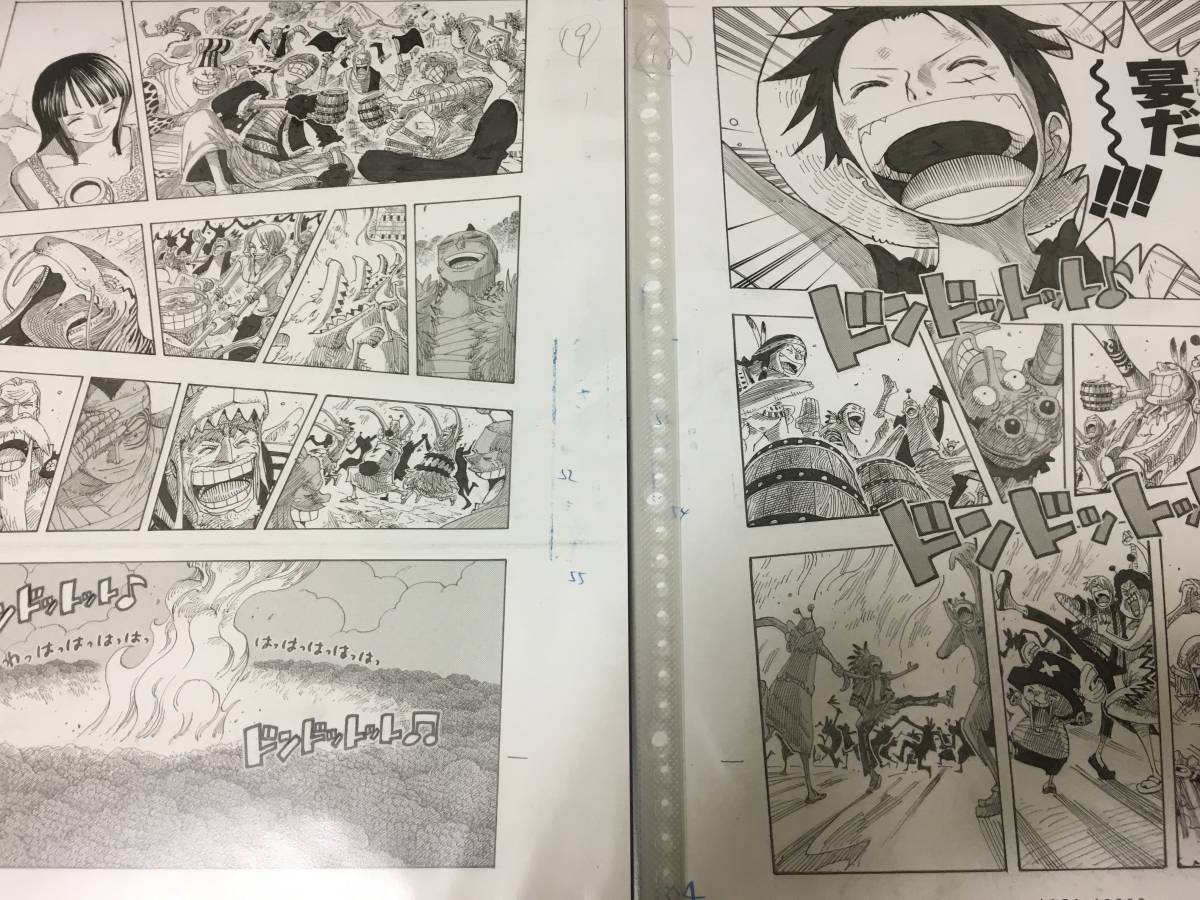 複製原画 ワンピース ONE 2億冊突破記念キャンペーン ビブルの秘宝② 