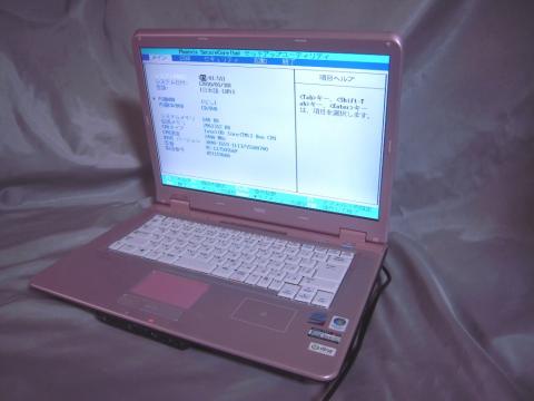 安い，人気セール ジャンク 本体色 ピンク 光沢液晶搭載 NEC LL750/S メモリ ２G BIOS確認(15インチ～)｜売買されたオークション情報、yahooの商品情報をアーカイブ公開 - オークファン NEC