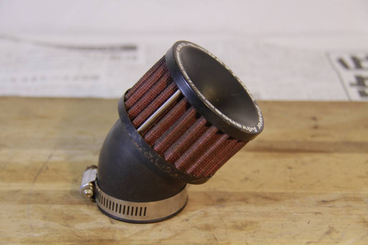 デイトナ パワーフィルター 41mm 45度 首振り 社外 タケガワ キャブ PE 