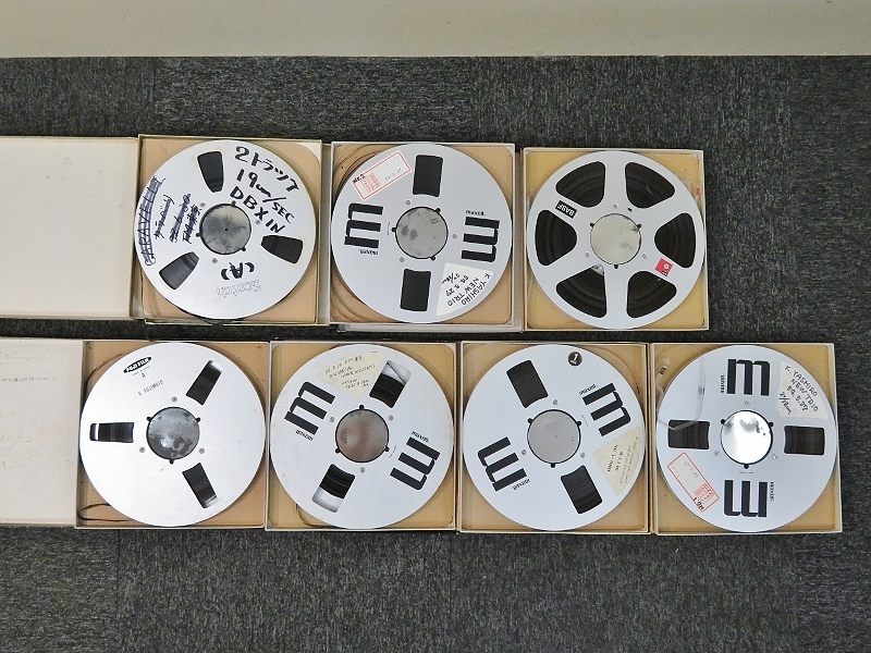 収録済 maxell UD XL 35-180B/50-120B他オープンテープ 7本（115 (1)検:メタルリール録音済7インチ内容未確認 SCOTCH BASF