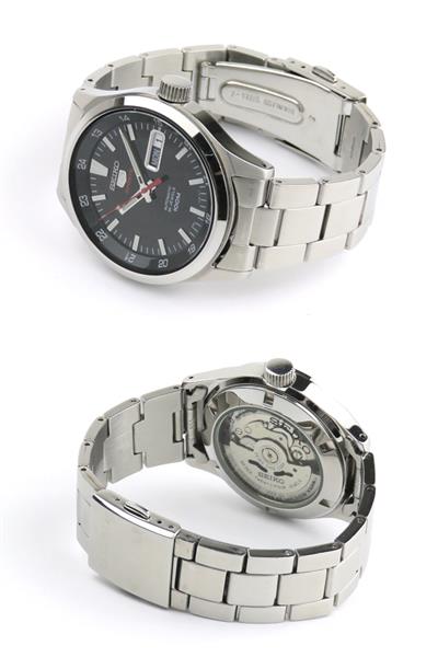 セイコー SEIKO 4R36-01B0 5スポーツ 自動巻き 0 腕時計 ブラック文字