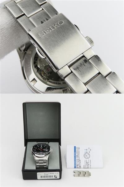 セイコー SEIKO 4R36-01B0 5スポーツ 自動巻き 0 腕時計 ブラック文字