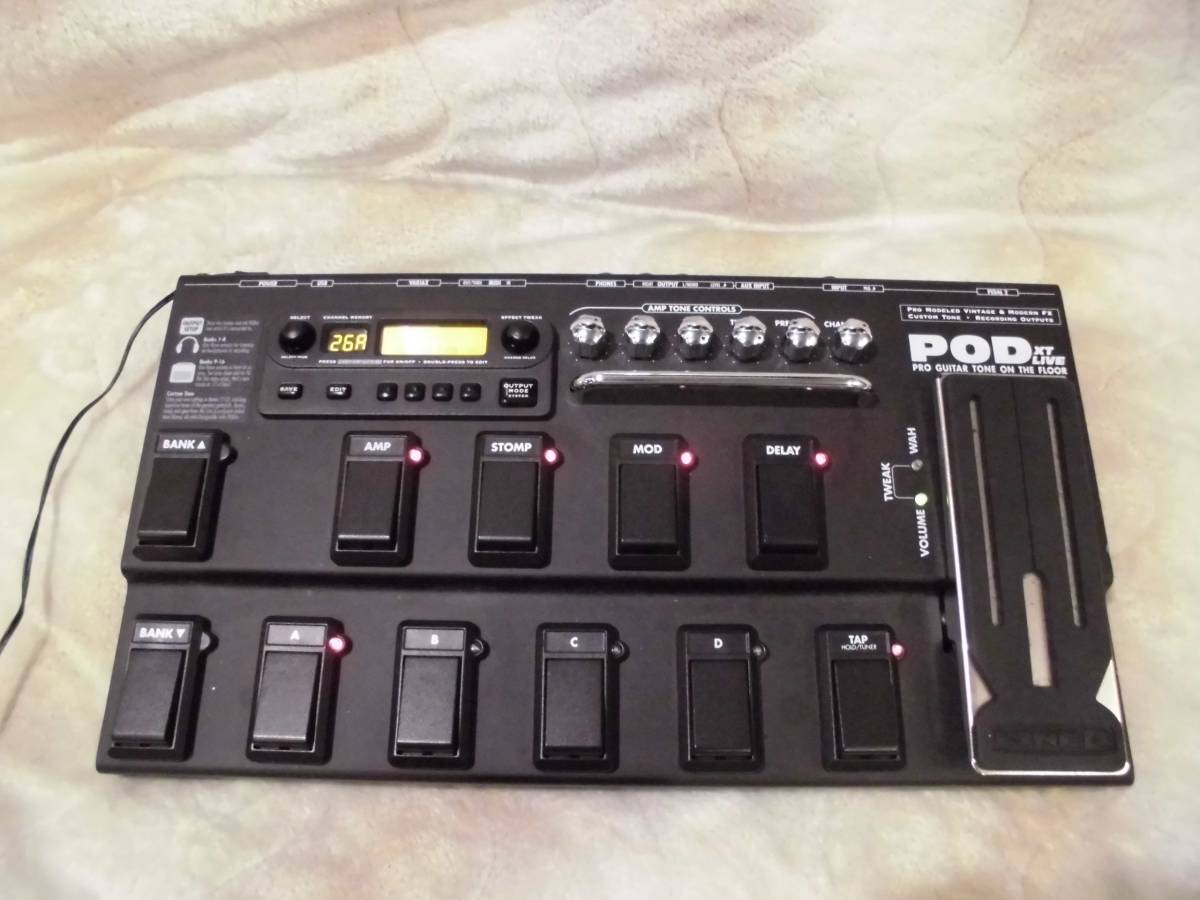 LINE6】 POD XT LIVE （ギターアンプシミュレーター／フロアボード