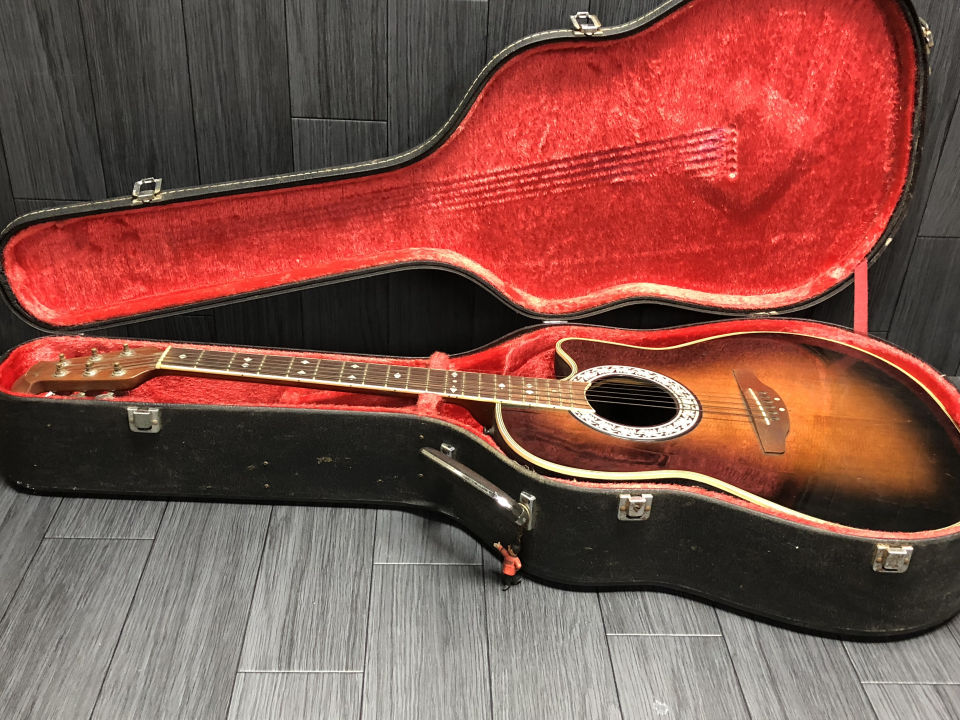 訳あり Ovation Celebrity Guitar CC57 エレアコギター ハードケース付