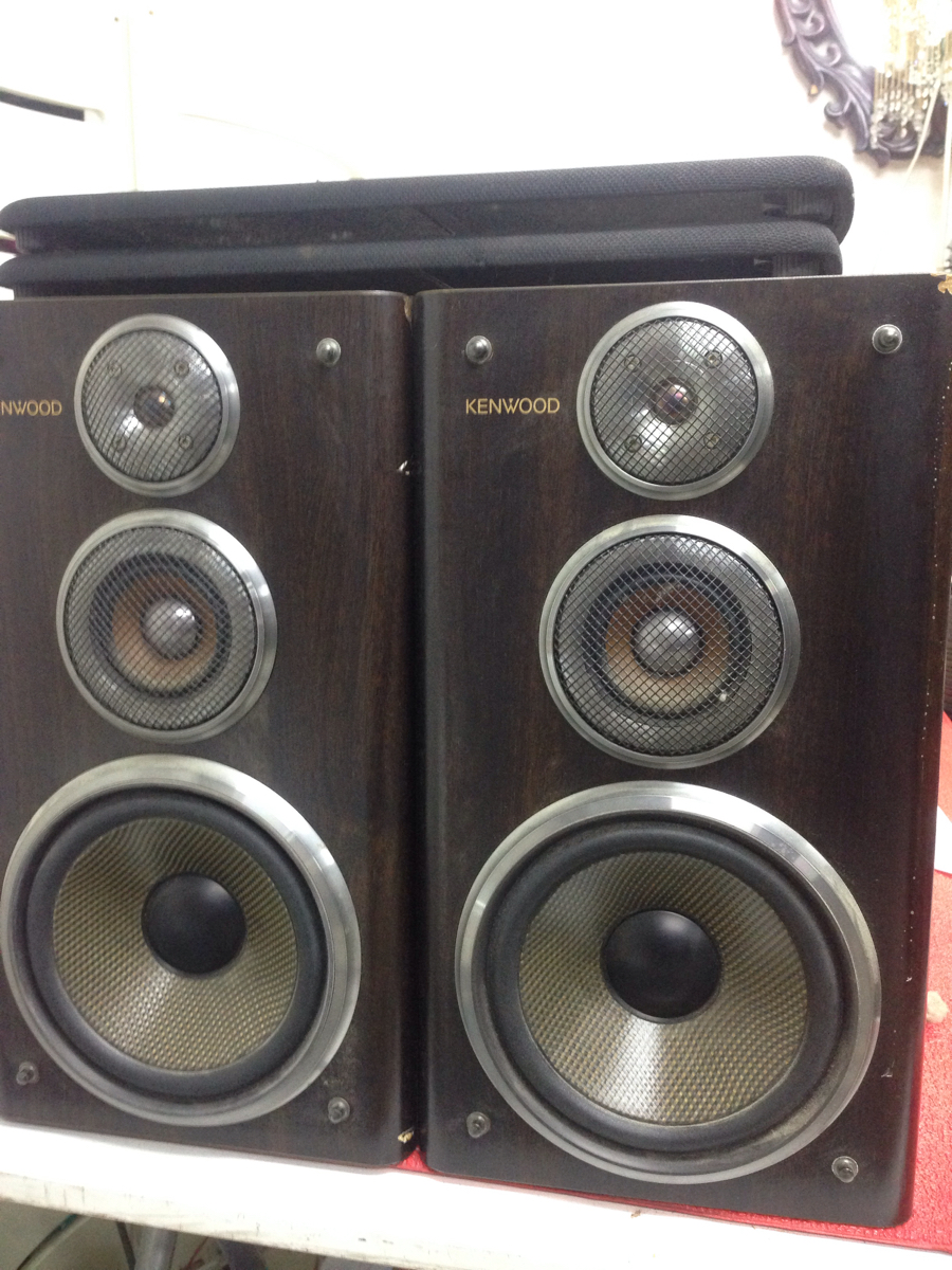 オーディオ機器 KENWOOD LS-11EX 3wayスピーカー ペアセット