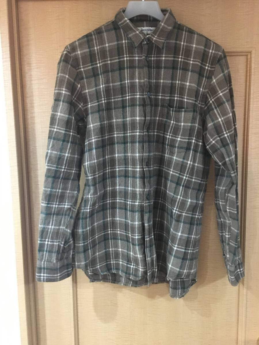 安い，本物保証 Comme des GARCONS SHIRT ギャルソンシャツ チェック ネルシャツ M(Mサイズ)｜売買されたオークション情報、yahooの商品情報をアーカイブ公開 - オークファン 男性用