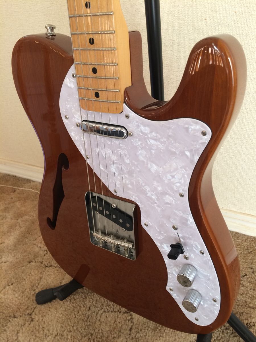 Fender Japan TN70-70 シンライン ナチュラルマホガニー Fender
