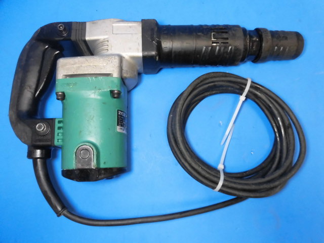 RYOBI コンクリートハンマ CH-462 100V ハツリ 電動ハンマー 先端工具付き【現状品】（#3) コンクリートハンマ RYOBI リョービ CH 電動ハンマー K630☆RYOBI