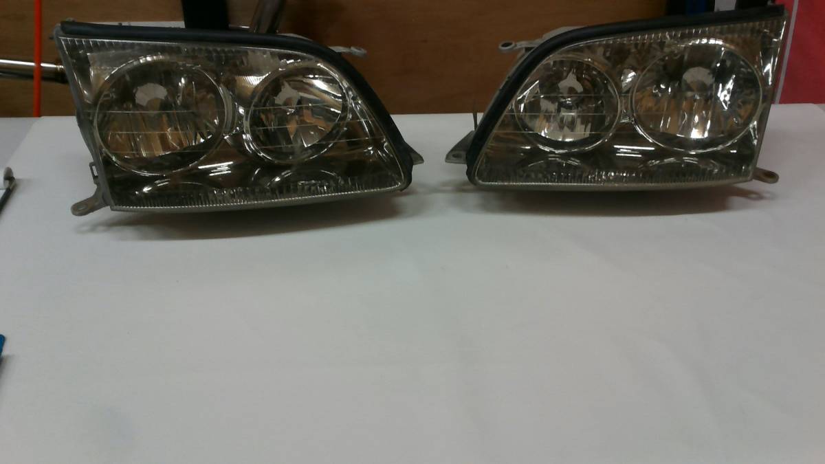 0-92 20セルシオ ヘッドライト 後期 左右セット HID 純正 中古品 0 