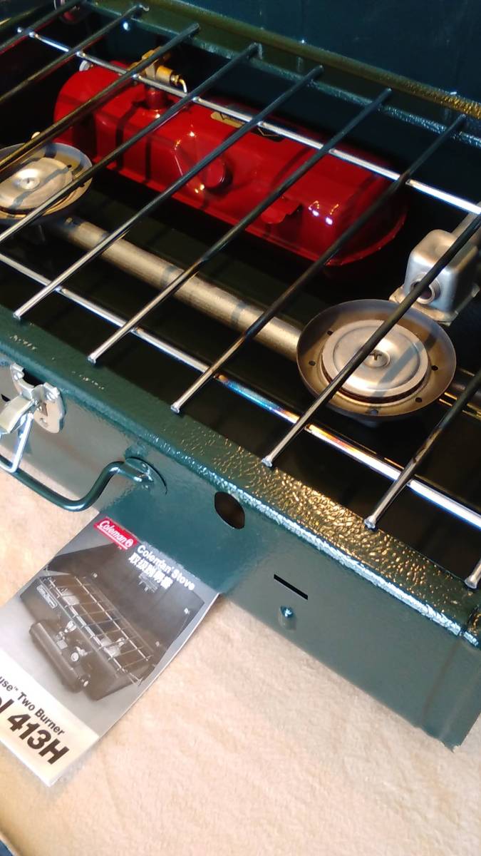 413H パワーハウス Coleman コールマン ツーバーナー キャンプ これぞ 