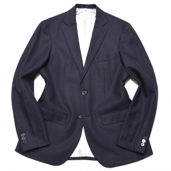 ★極上★エディフィス　シルク混　ネイビージャケット　46 M EDIFICE - エディフィス テーラードジャケット ×英ジャミーソンズ社製 本格厚手 EDIFICE｜エディフィスのジャケット・スーツ（メンズ）の公式通販