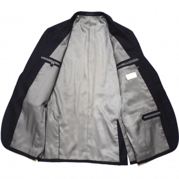 ★極上★エディフィス　シルク混　ネイビージャケット　46 M EDIFICE - エディフィス テーラードジャケット ×英ジャミーソンズ社製 本格厚手 EDIFICE｜エディフィスのジャケット・スーツ（メンズ）の公式通販