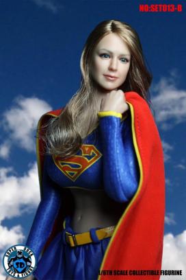 人気セール，限定SALE 1/6 SUPER DUCK SET013-B SUPER GIRL スーパーガール メリッサ ブノワ 美人ヘッド と服セット(クールガール)｜売買されたオークション情報、yahooの商品情報をアーカイブ公開 - オークファン クールガール