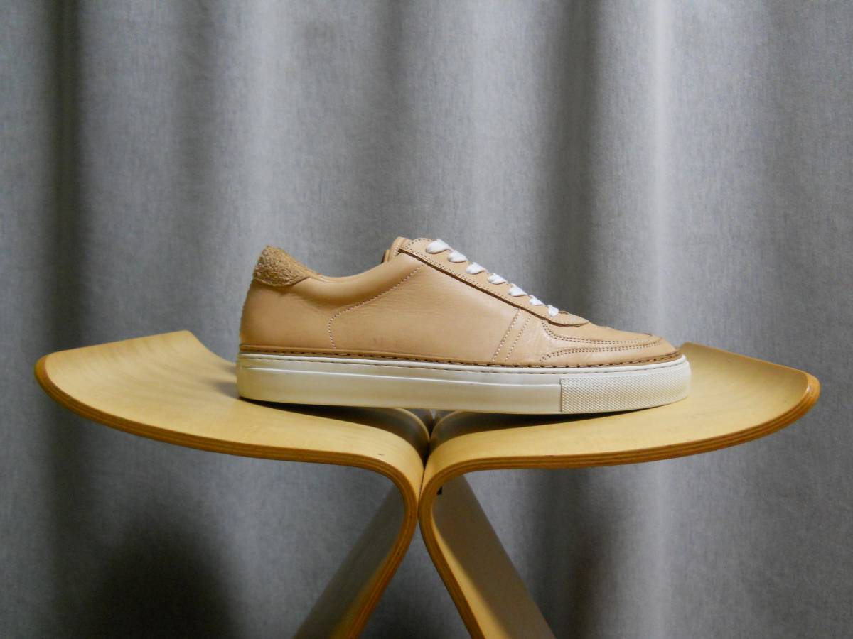 ⅡⅧⅧ NO．288 ヌメ革 レザースニーカー 41(メンズシューズ 