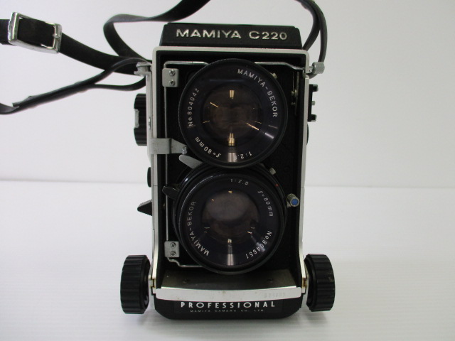 不運なマミヤC220 1801OY008 MAMIYA マミヤ C220 二眼レフカメラ 