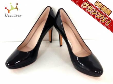 最新作，豊富な コーチ COACH 靴 パンプス 35.5 エナメル レザー 黒 レディース(22.0cm以下)｜売買されたオークション情報、yahooの商品情報をアーカイブ公開 - オークファン 靴