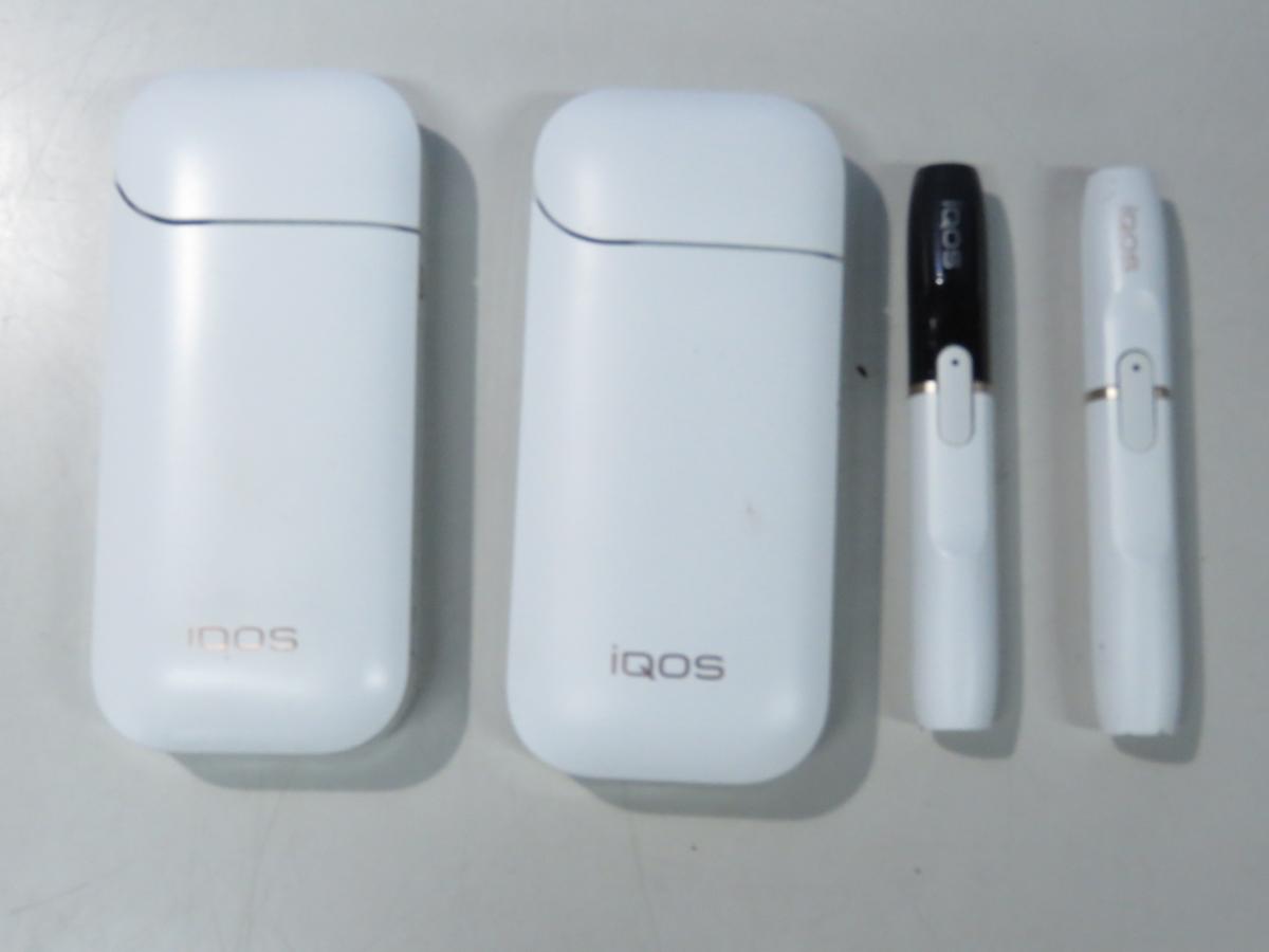 ☆美品 iqos 2.4plus ホルダー チャージャー ネイビー 付属品完備