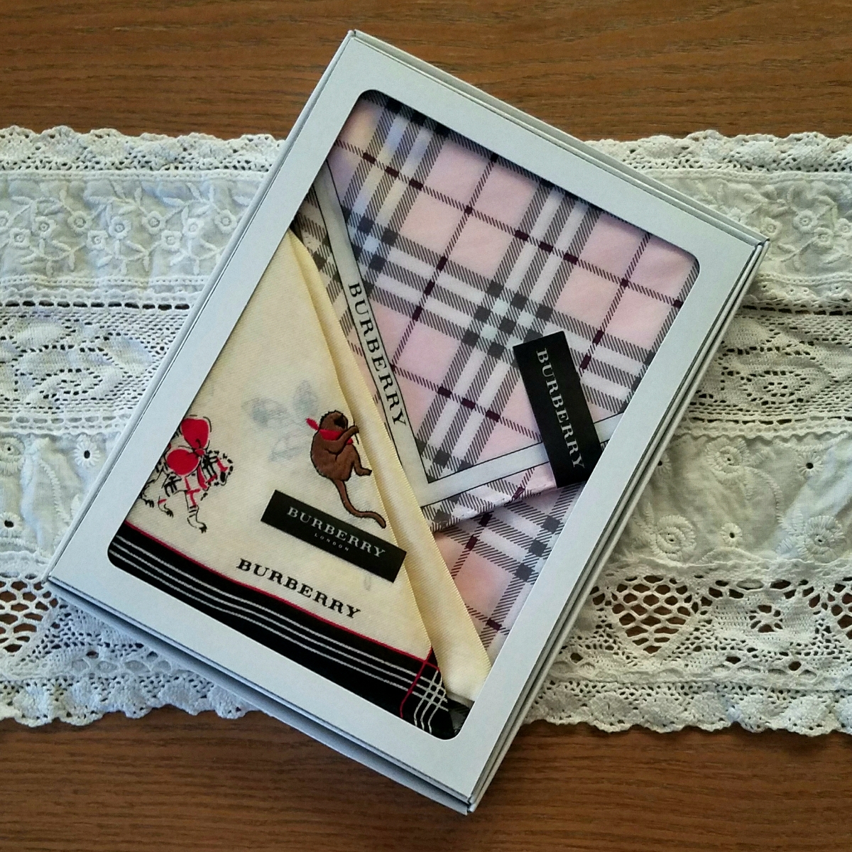 バーバリー　ハンカチセット BURBERRY バーバリー ハンカチセット 新品 | HANABI.COMMUNITY
