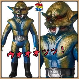 メディコム・トイ×東映レトロソフビ★金色狼男 ミドルサイズ Mサイズ medicom toy ベアモデル