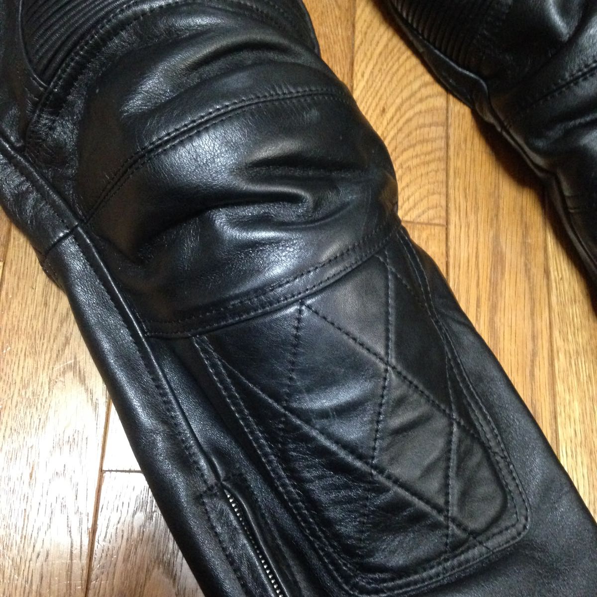 ◇SIMPSON ブーツアウトレザーライディングパンツ LLサイズ USED品
