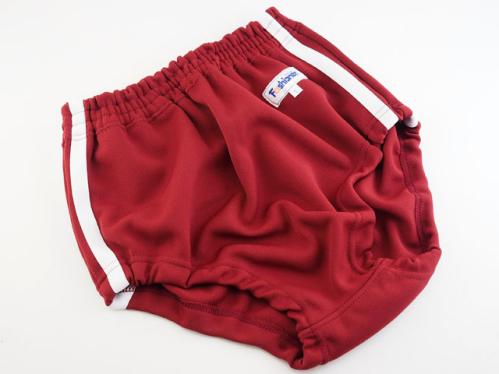 【新品】LLサイズ 2本ライン入 ファッショナー スクールブルマー ☆ファッショナー 2本ライン入りスクールブルマ エンジ L 新品