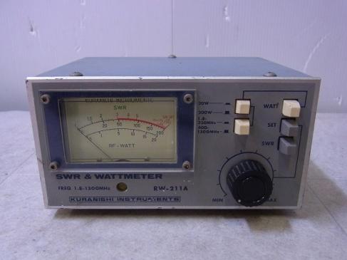 日曜限定値下げ✨クラニシRW-211A SWR⁄パワー計1.8~1300MHz Yahoo