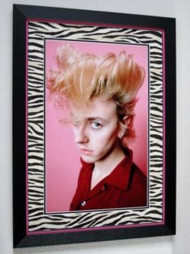 ブライアン・セッツァー/初期アートピクチャー額装/Stray Cats