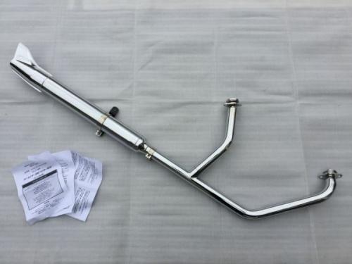イントルーダー400クラシック FI ケンテック クラッシック2in1マフラー