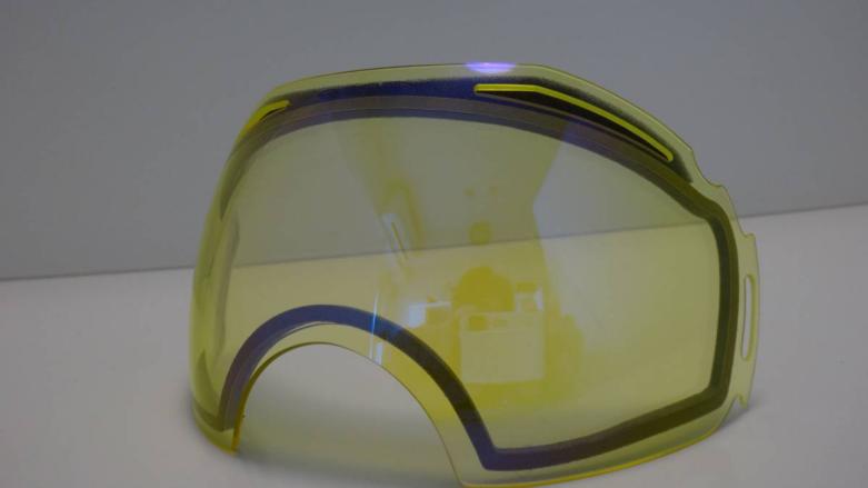 OAKLEYゴーグル AIRBRAKE用交換レンズ H.I.YELLOW （ハイ・イエロー）中古