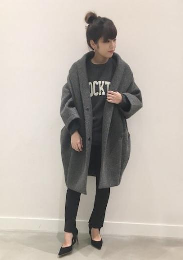セール，爆買い AP STUDIO REALITY STUDIO リアリティ スタジオ コクーン ジャケット コート 17 AW 秋冬 ウール グレー 同様 フリー XS-S 定価 63 720(XSサイズ以下)｜売買されたオークション情報、yahooの商品情報をアー XSサイズ以下