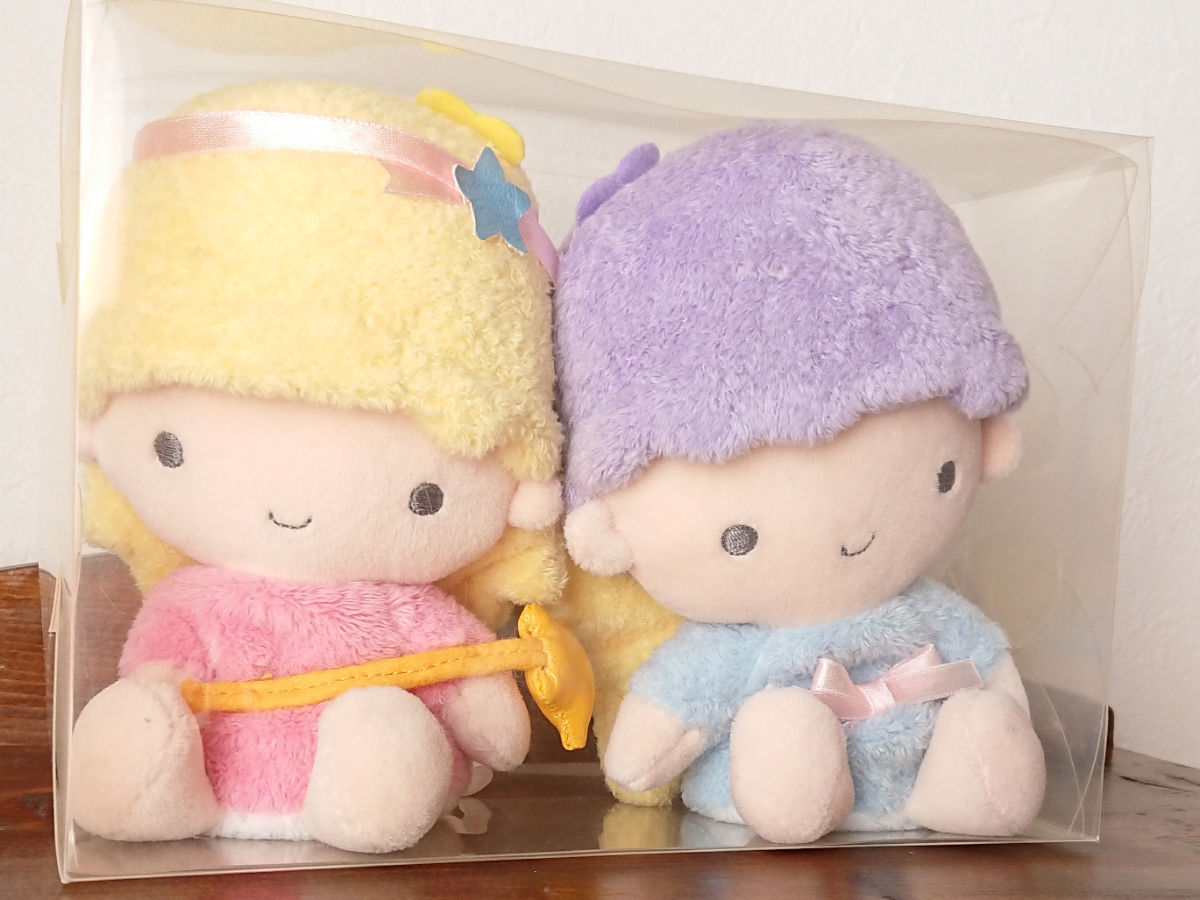 キキララ☆ふかふかぬいぐるみ☆レトロカラー☆サンリオ