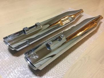 ツーリング FLHR バンス&ハインズ 95-16対応 オーバルマフラー 中古