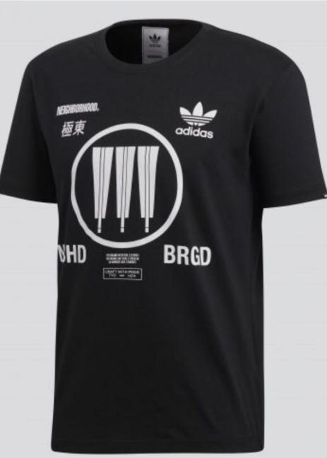  Adidas NEIGHBORHOOD アディダス ネイバーフッド Tシャツ サイズS NMD(半袖Tシャツ)｜売買されたオークション情報、yahooの商品情報をアーカイブ公開 - オークファン 男性用