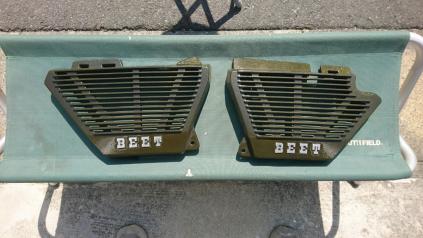 BEET サイドカバー タイガー 塗装済 Z1 Z2 KZ Z系 カフェレーサー 街道レーサー 旧車