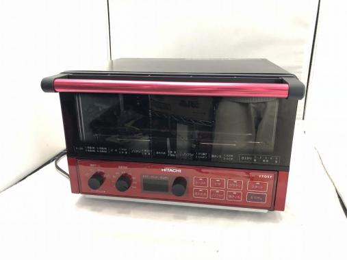 Å電源OK【HITACHI 日立 コンベクションオーブントースター HMO-F100 メタリックレッド 2016年製 】SH6259