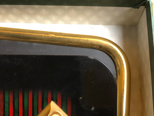 新品・箱付】GUCCI グッチ フォトフレーム 写真立て 幾何学模様 レトロ