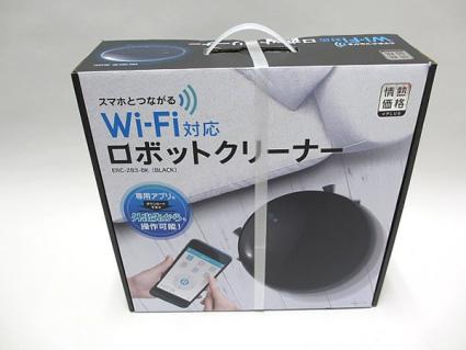 生活家電 Wi-Fi対応 ロボットクリーナー ERC-283-BK
