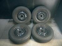 中古 デリカD5 CV4W スチールホイール 4本 215/70R16 タイヤ・ホイール